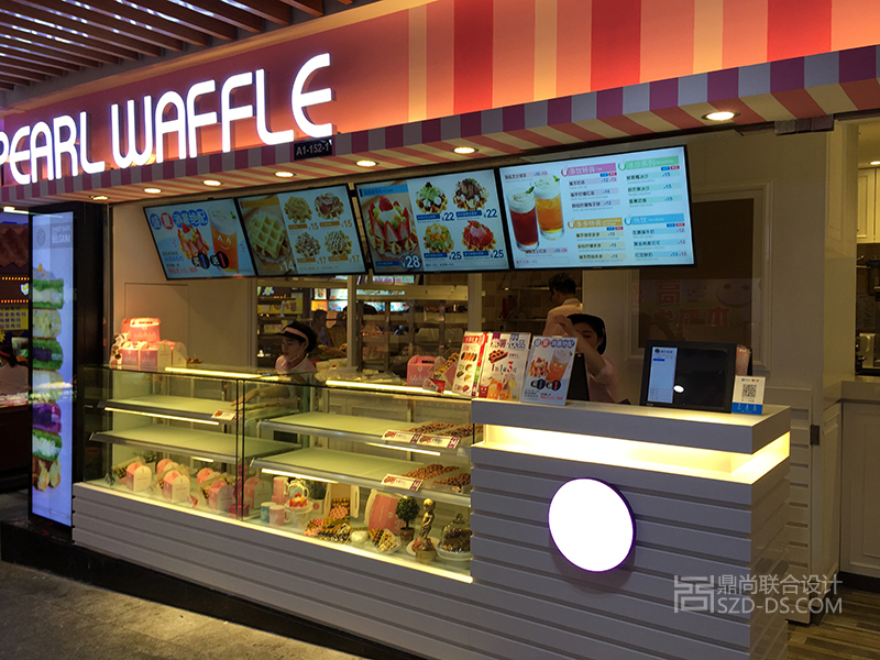 深圳Pearl Waffle玻尔松饼下午茶餐厅设计