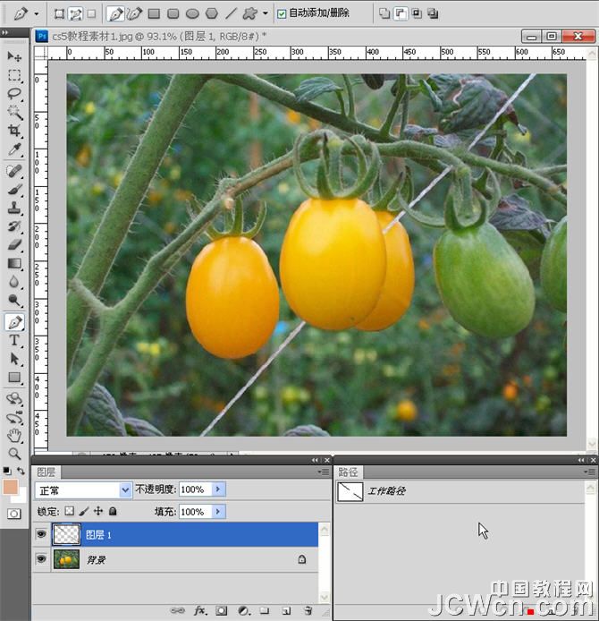 Photoshop CS5新功能教程：描边路径之污点修复画笔的运用_中国教程网