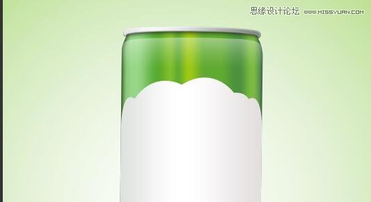 Photoshop鼠绘绘制绿色时尚风格的易拉罐