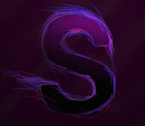 3 paint 500x435 Design Magical Fire Energy Text Effect in Photoshop