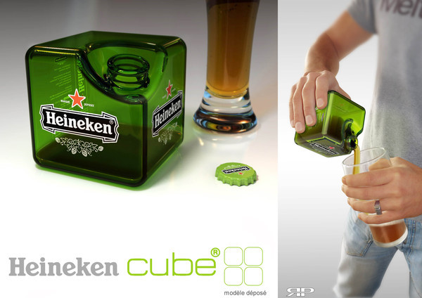 Heineken啤酒瓶设计