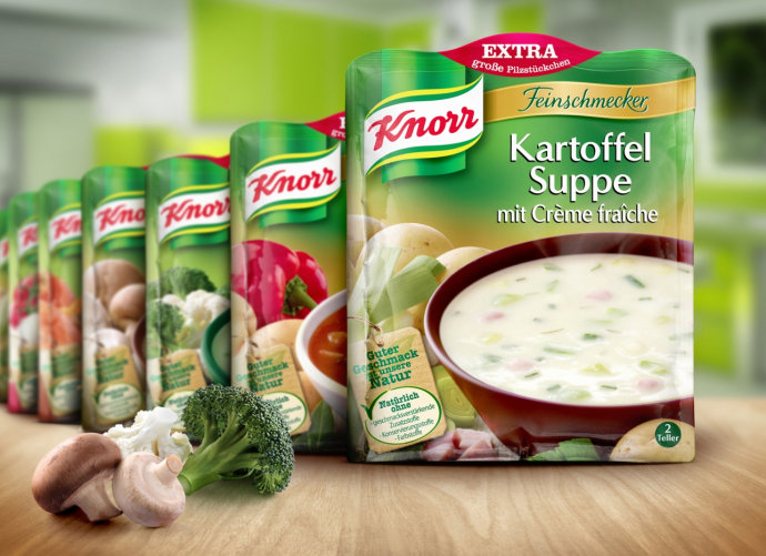 家乐汤粉(Knorr)品牌包装设计(1)