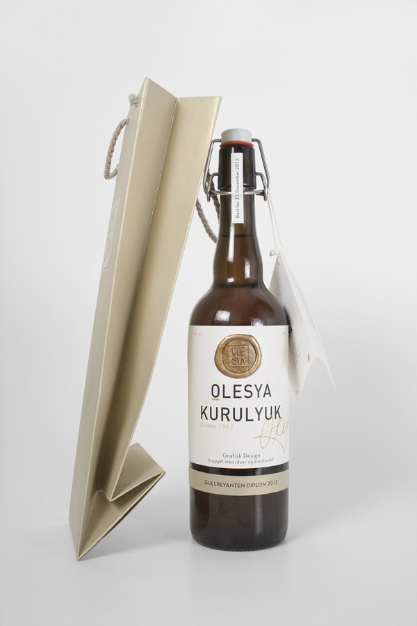 OLESYA KURULYUK红酒品牌包装设计