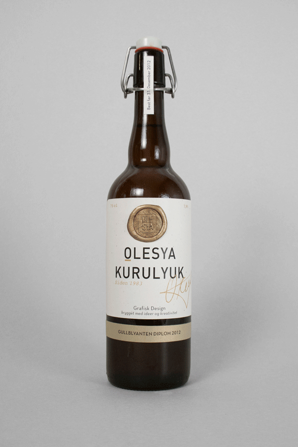OLESYA KURULYUK红酒品牌包装设计