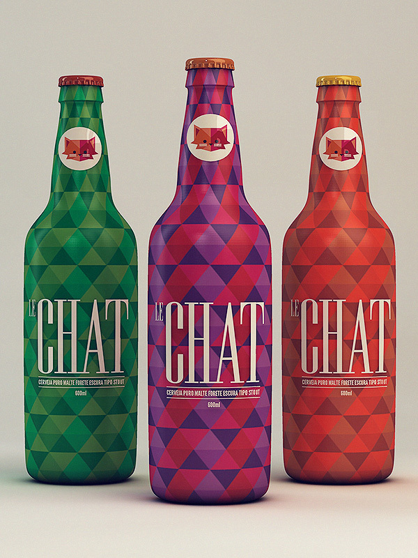 法国啤酒Le Chat包装设计
