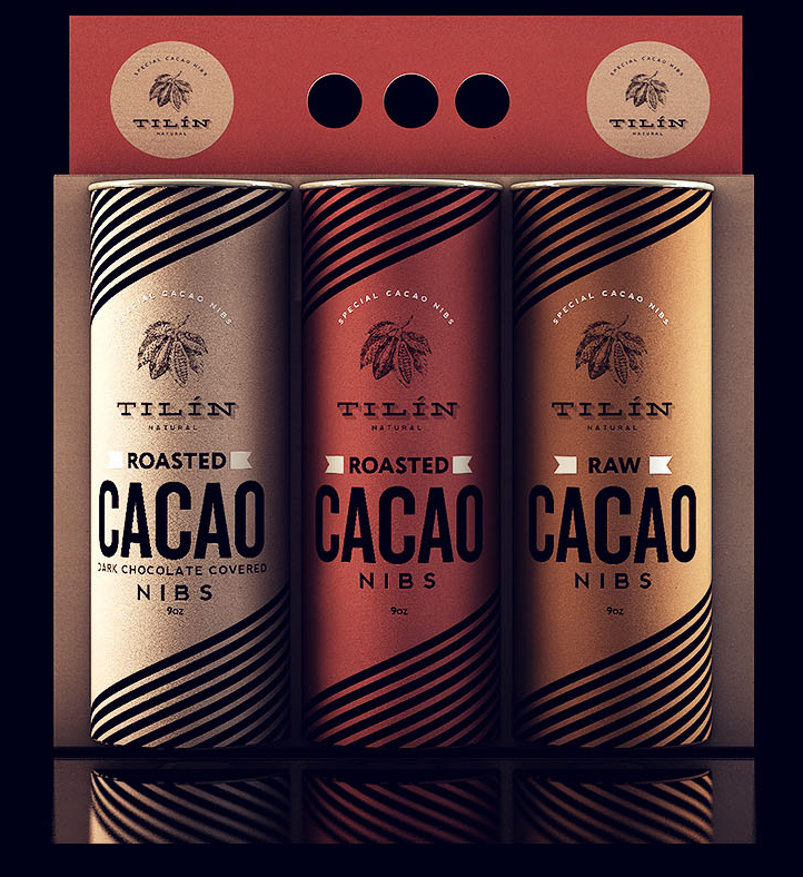 哥伦比亚Tilin Cacao巧克力品牌包装设计