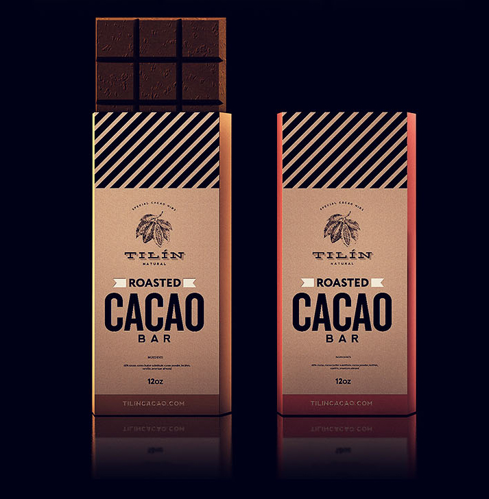 哥伦比亚Tilin Cacao巧克力品牌包装设计