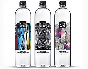 LIFEWTR瓶�b水品牌包�b�O�
