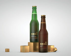 Krone啤酒包装设计