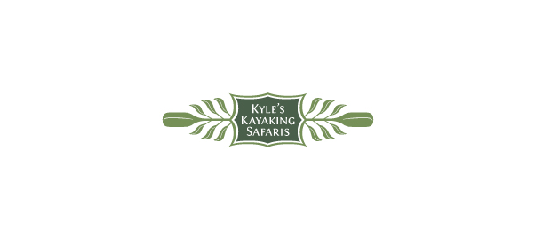 Kyles Kayaking Safaris Showcase of Creative Symmetrical Logos