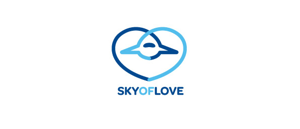 Sky of Love Showcase of Creative Symmetrical Logos