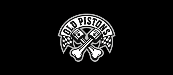 Old Pistons Showcase of Creative Symmetrical Logos