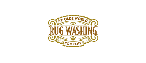 Rug Washing Showcase of Creative Symmetrical Logos