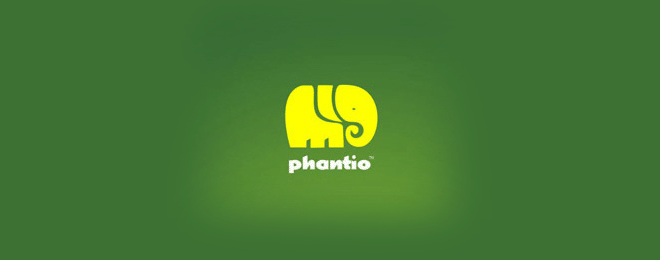 50个创意大象主题logo设计4