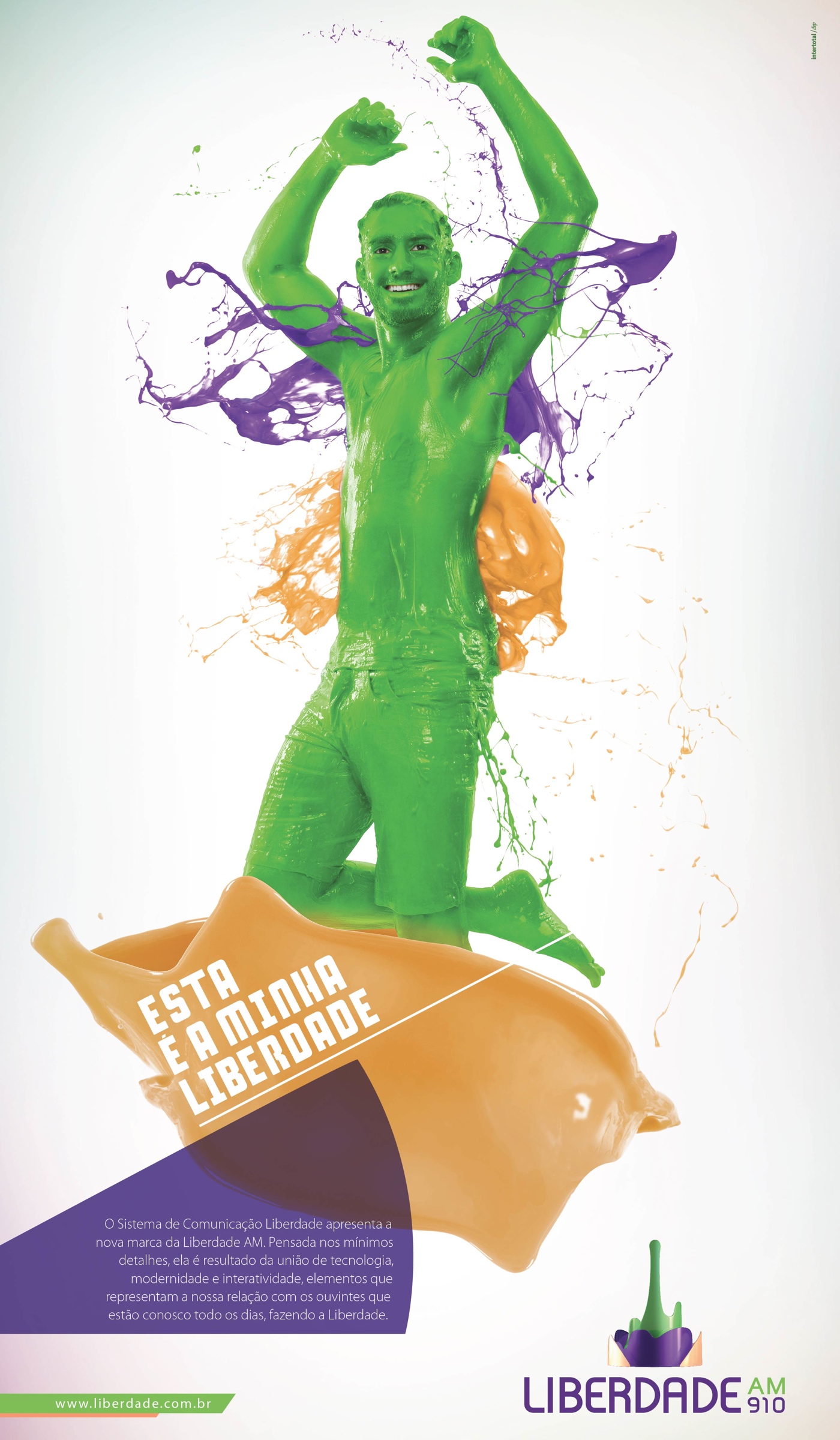 巴西Liberdade电子科技平面广告设计