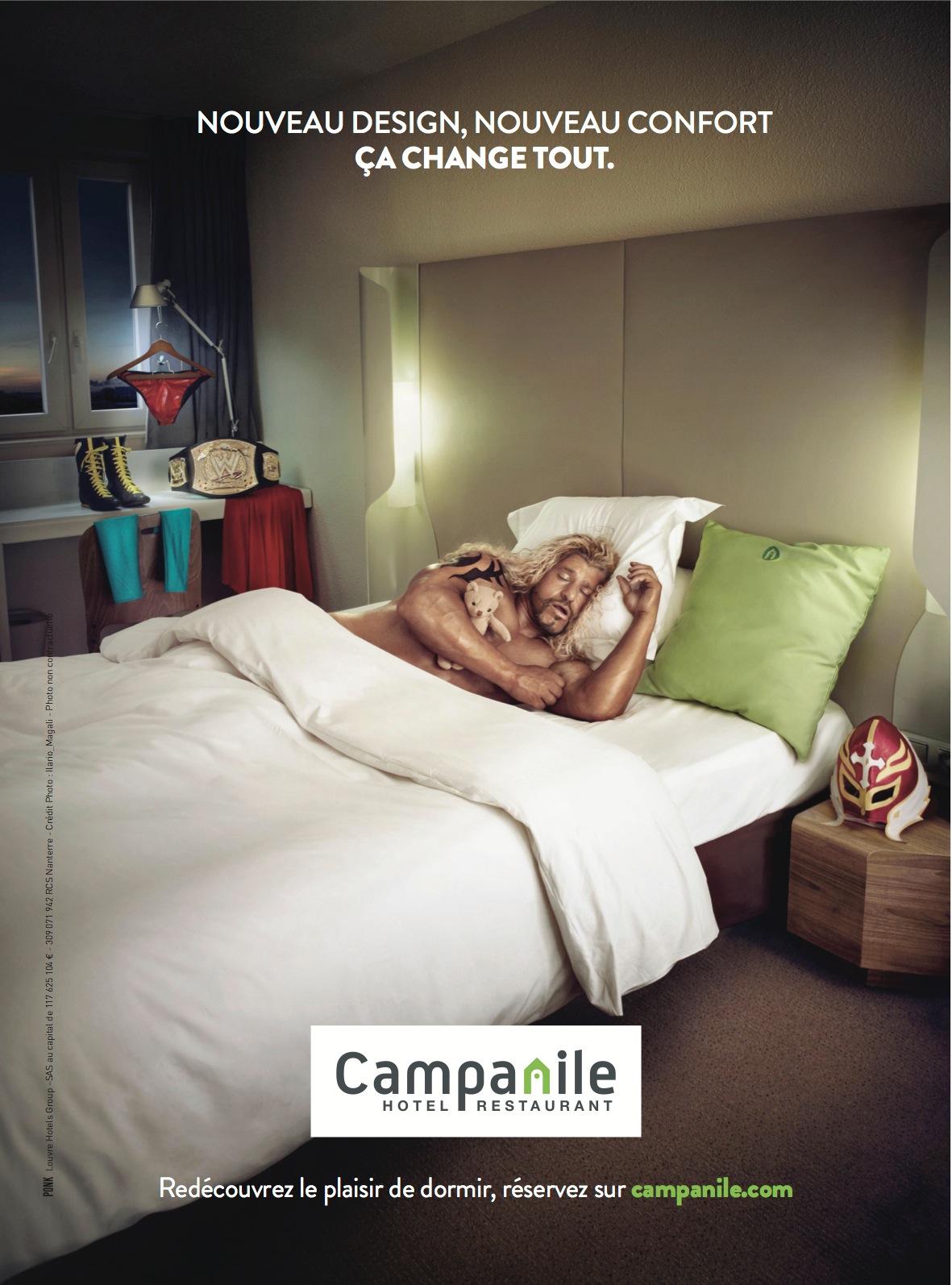 法国Campanile酒店平面广告设计