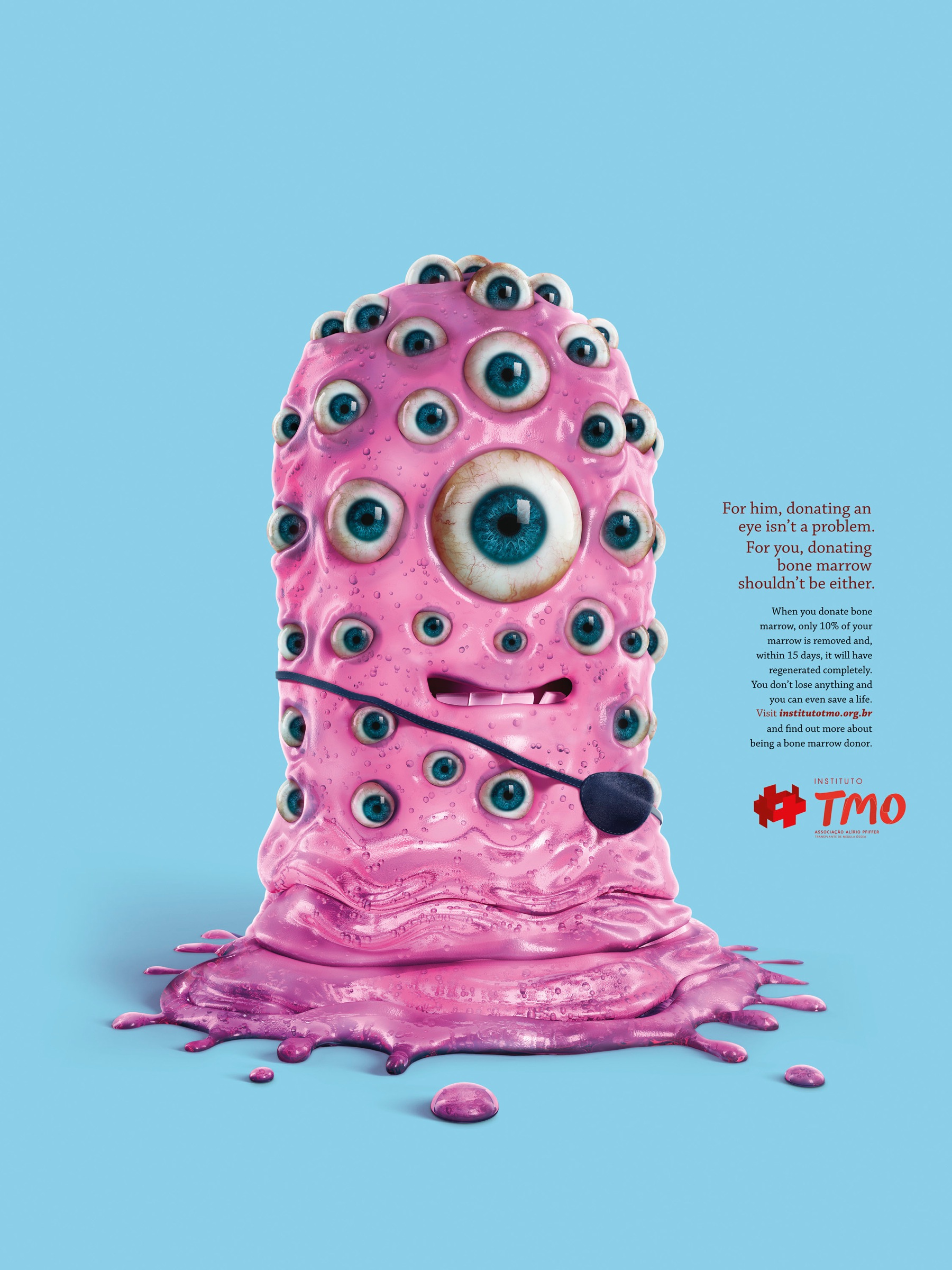 巴西TMO骨髓移植平面广告设计