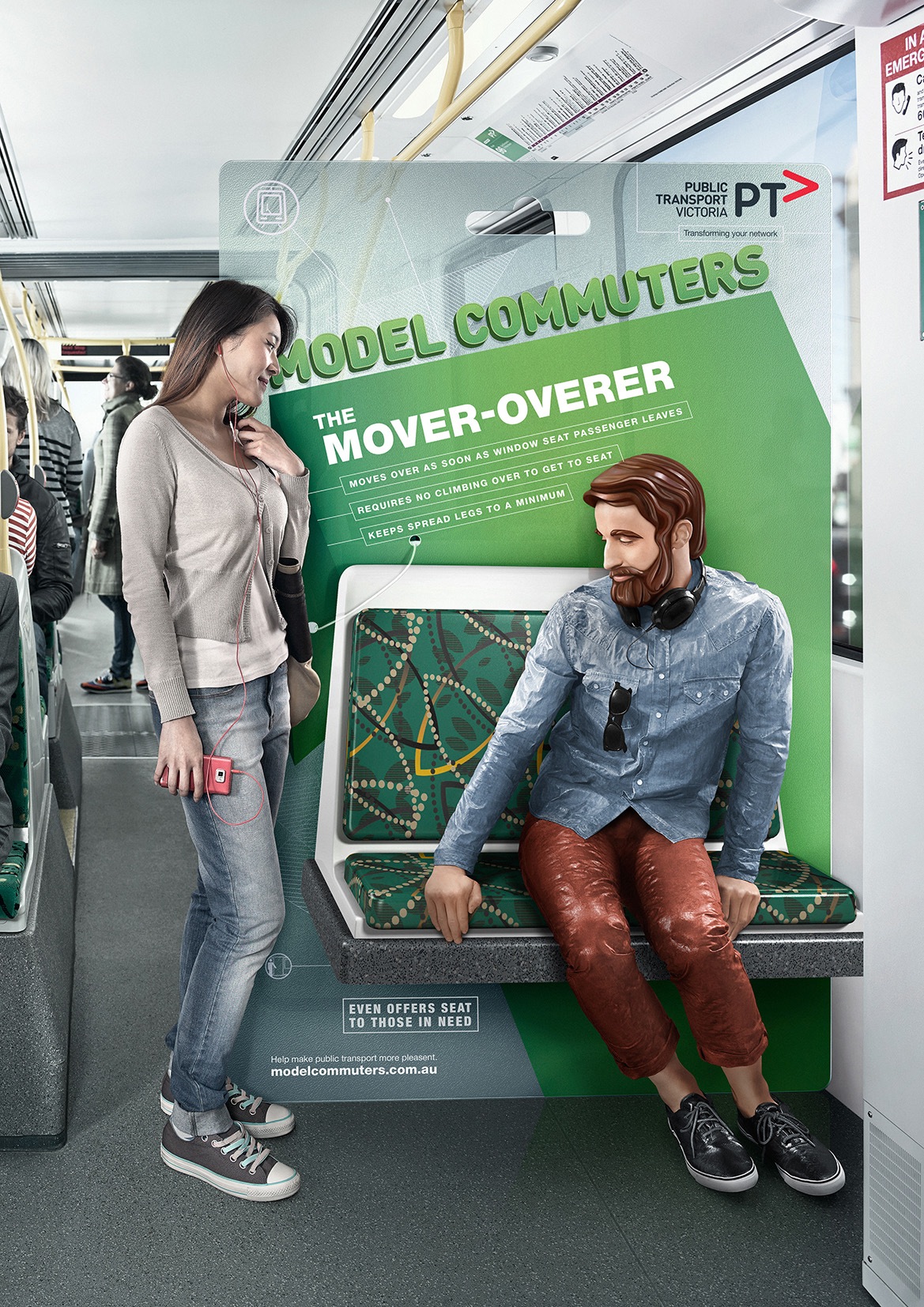 维多利亚公共交通平面广告设计