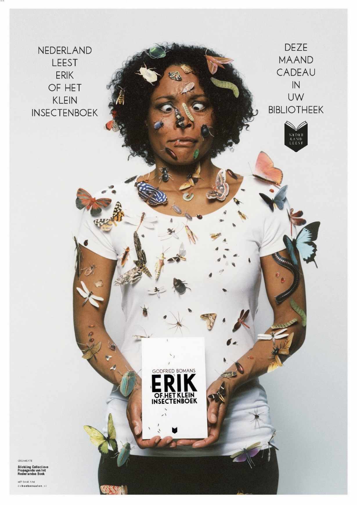 荷兰昆虫的书宣传平面广告设计