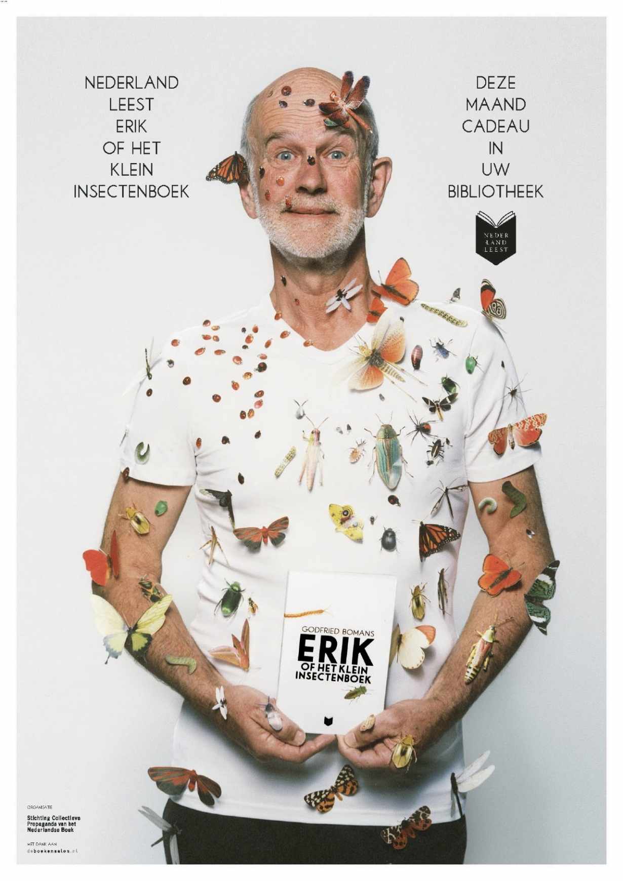 荷兰昆虫的书宣传平面广告设计