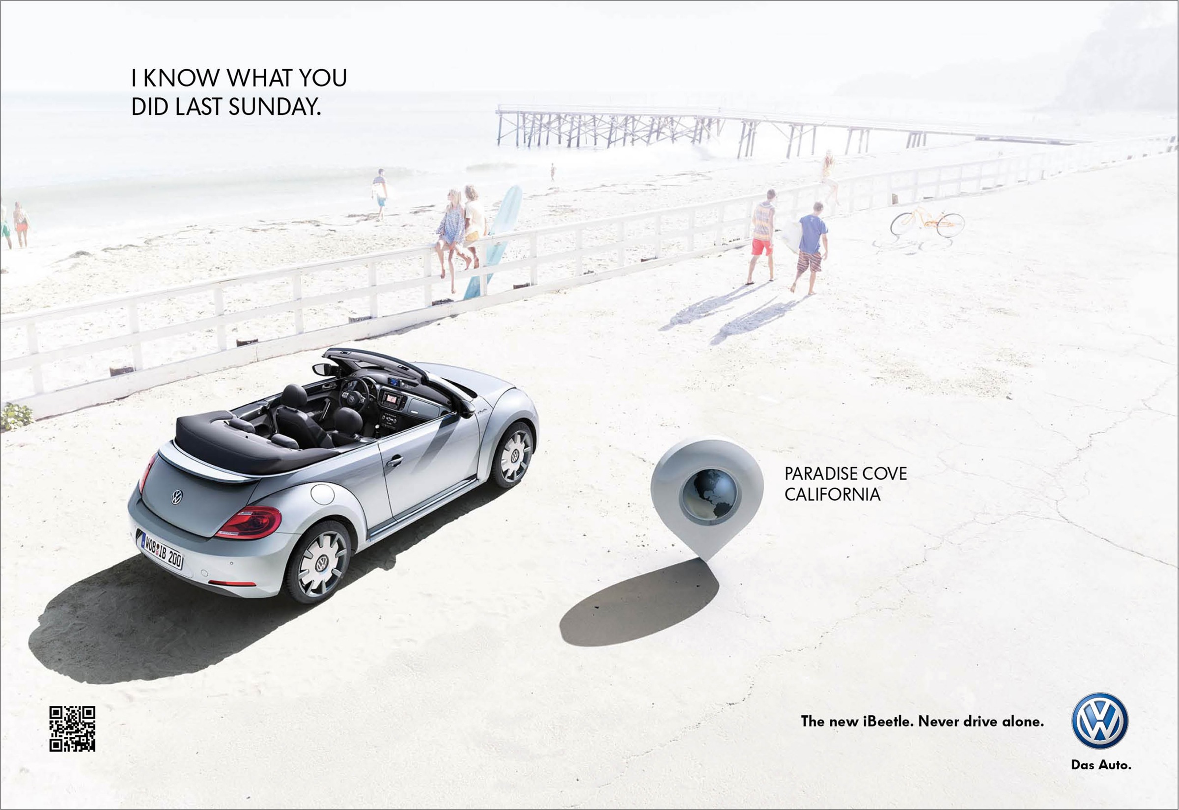 大众ibeetle新车平面广告设计