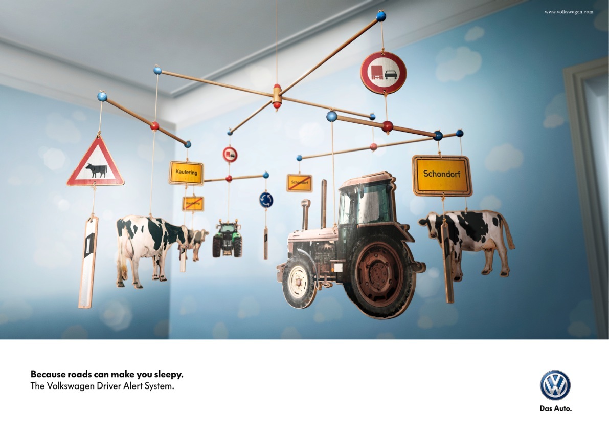德国大众汽车系列平面广告设计