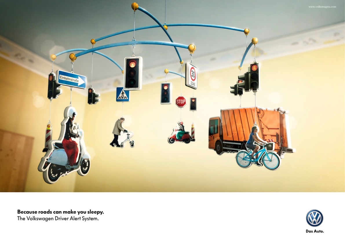 德国大众汽车系列平面广告设计