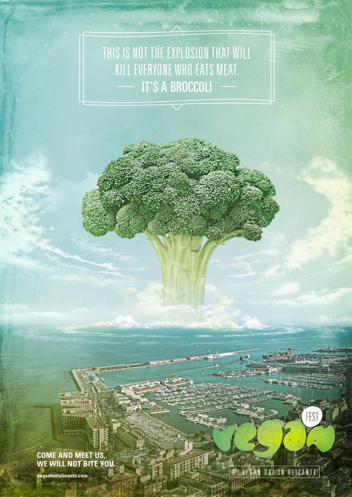 西班牙Alicante素食节平面广告设计