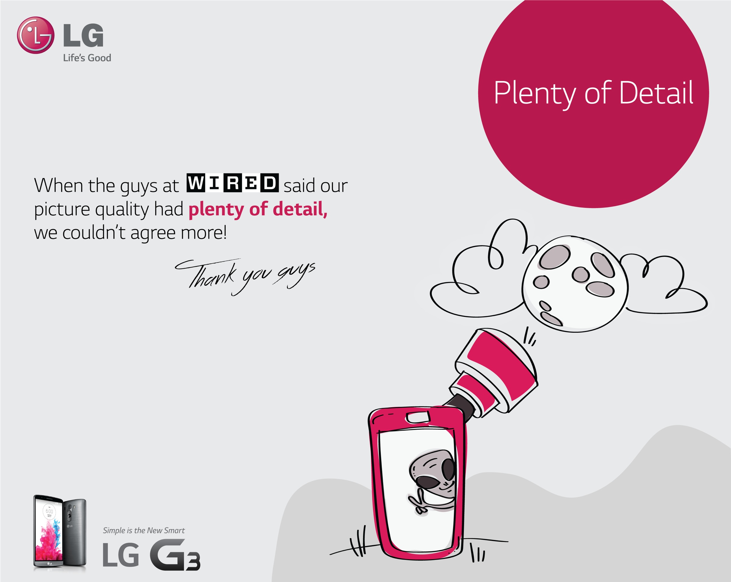 巴西LG电子科技平面广告设计