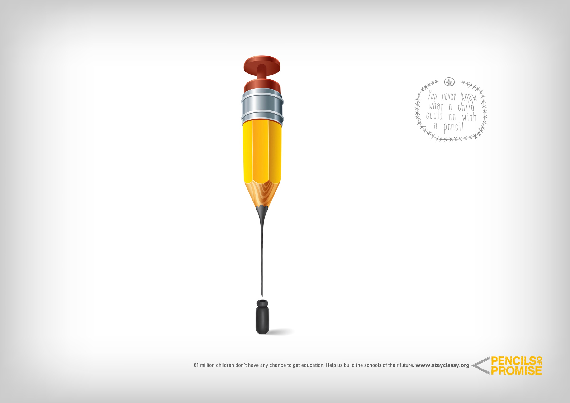 西班牙Pencils of Promise平面广告设计
