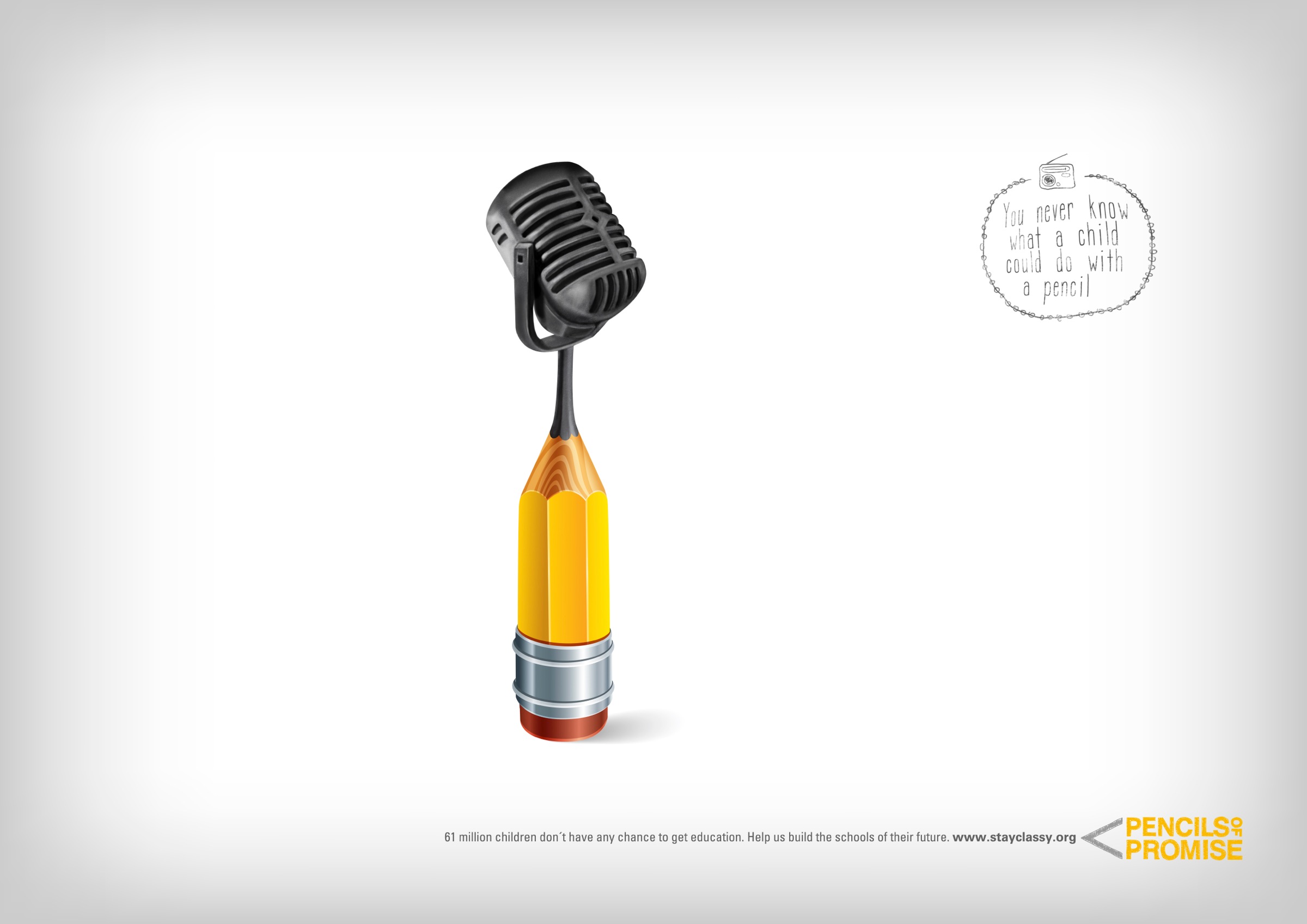 西班牙Pencils of Promise平面广告设计