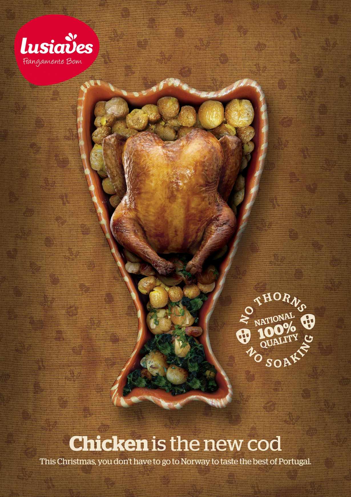 葡萄牙lusiaves食品平面广告设计