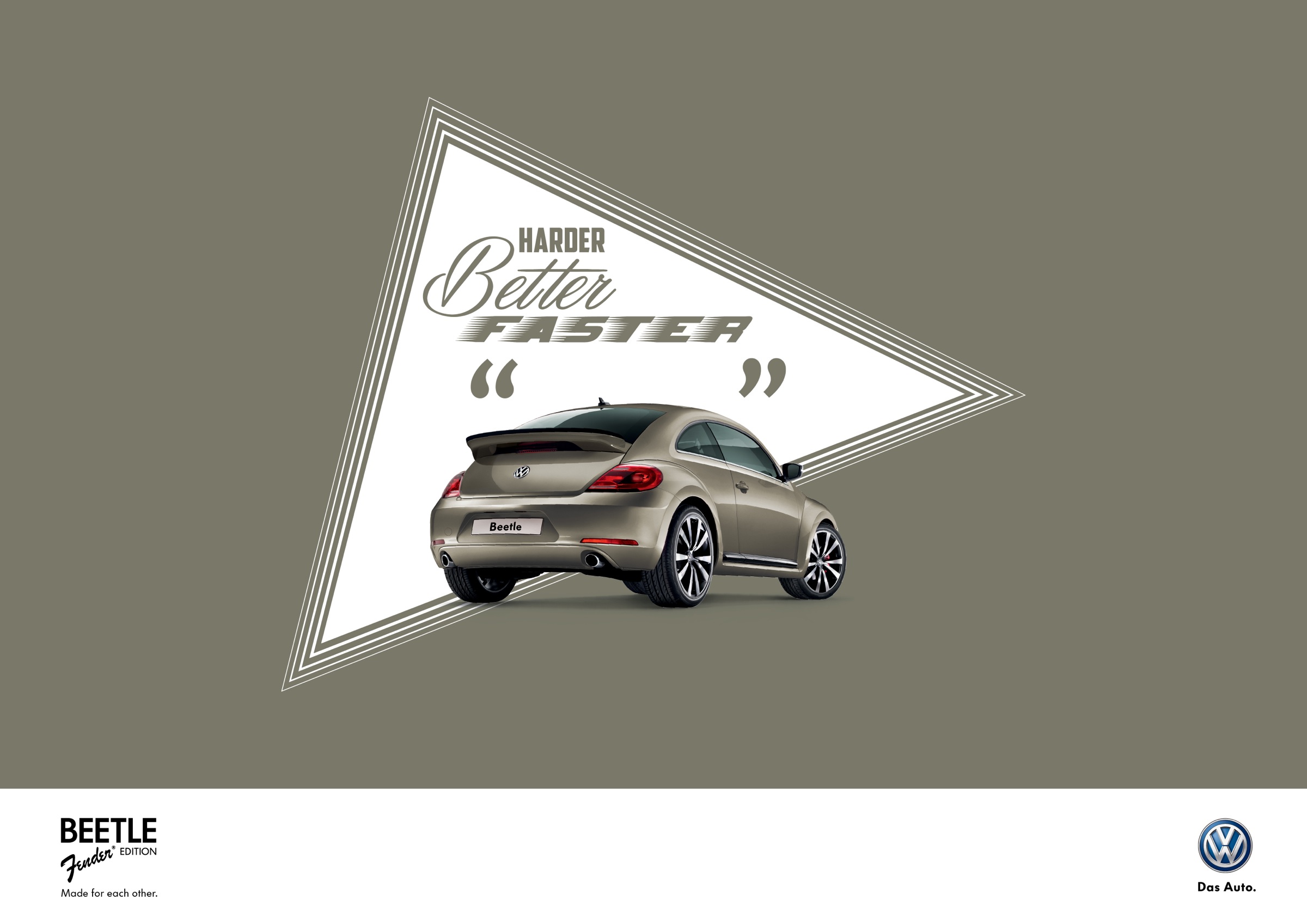 阿联酋大众汽车平面广告设计