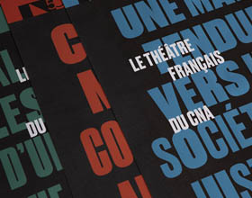 国家艺术中心法国剧院(NAC)最新演出季宣传册设计