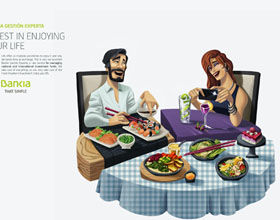 西班牙Bankia投资平面广告：投资享受你的生活