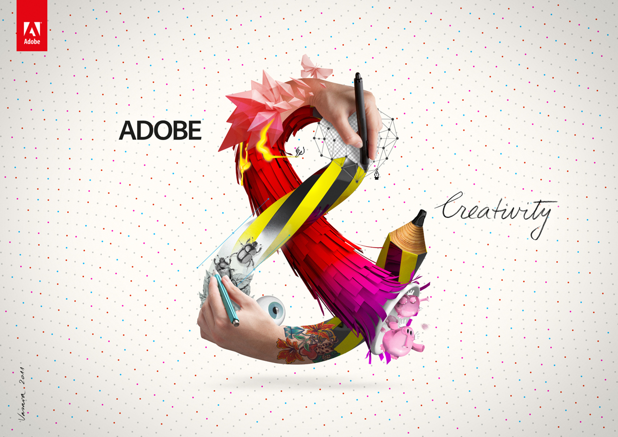 Adobe品牌视觉形象设计
