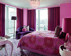 21个用高贵紫色装饰室内的例子