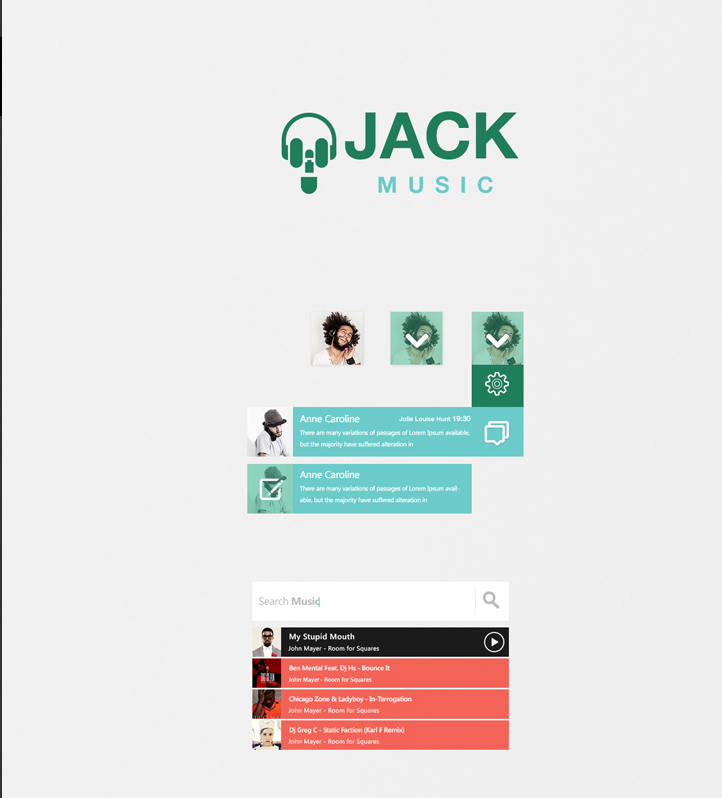 Jack音乐网站设计