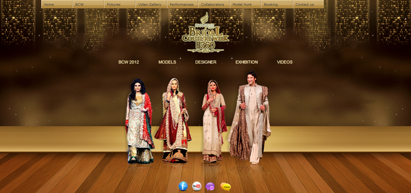 巴基斯坦2012婚纱时装周网站设计