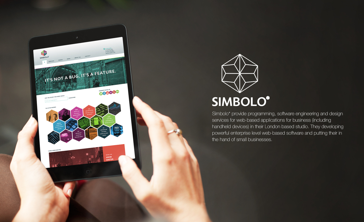 伦敦Simbolo Web应用程序公司网站设计欣赏