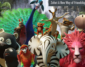 Zafari 3D动画系列人物形象