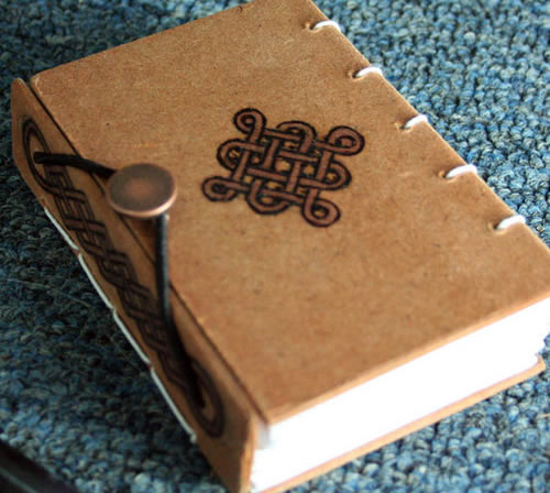 Wooden Celtic Book by yagarasu 15 (Really) Beautiful & Creative Book Covers